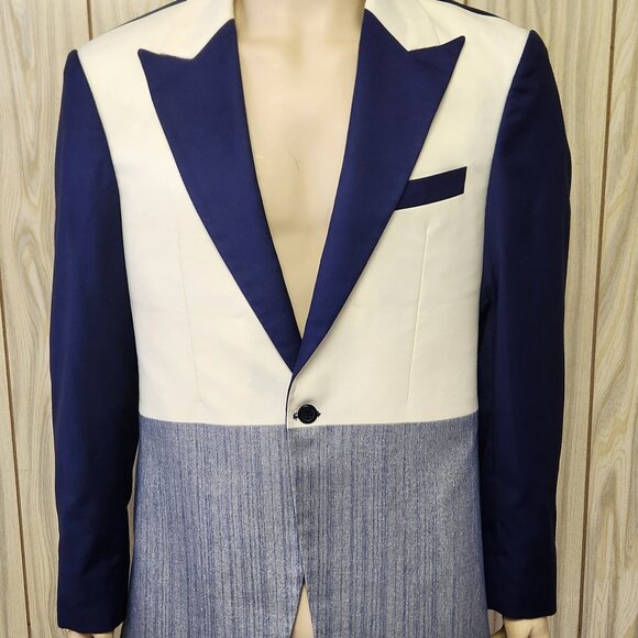 men's custom blazer 42R three tone rockabilly style - Picture 1 of 8